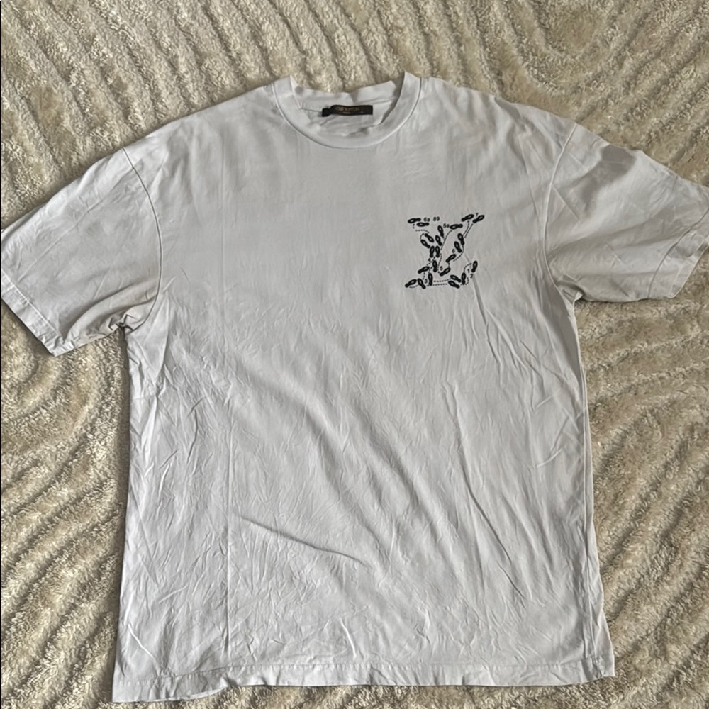White Graphic Men's T-Shirt
